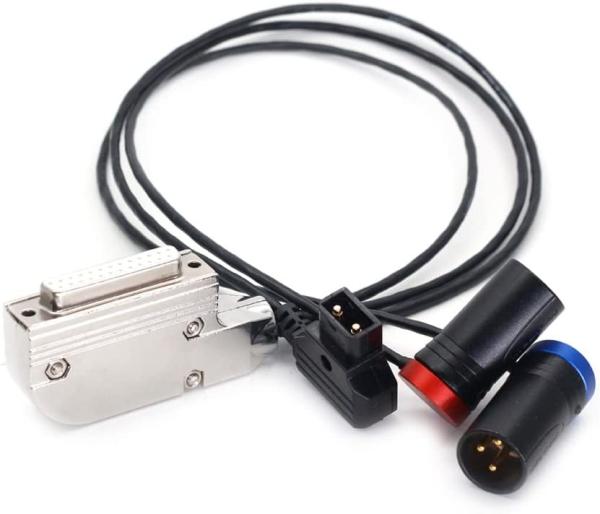 Cheap DB25 Lectrosonics Wisycom Audio LTD Receiver DB25 Female Interface Audio Output Dtap XLR 3Pin Power Supply cable for sale