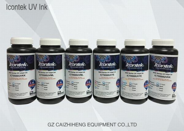 Cheap High Viscosity Icontek UV Printing Ink Flexible With Konica Printhead for sale