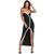 Best High quality tube top Split long evening dress backless sexy bandage dress clothes woman wholesale
