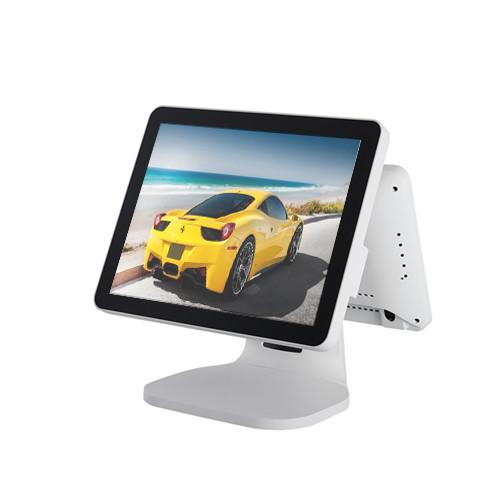 Cheap 12" LED Display Dual Screen Pos System , 1024 * 768 Resolution Grocery Pos Systems for sale