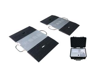 China 20T 50HZ Portable Truck Axle Scales RS232 4 Sensors on sale