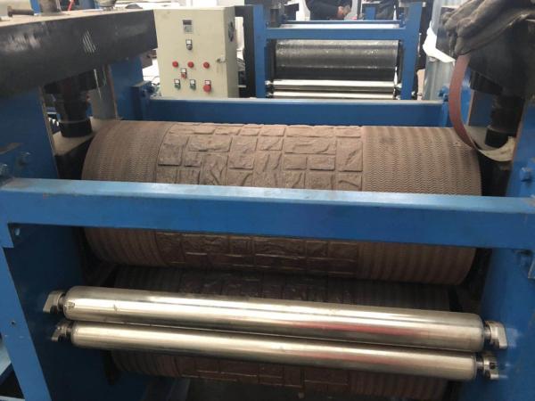 Cheap Ppgi Coils 1200mm Metal Embossing Machine With Servo Motor for sale