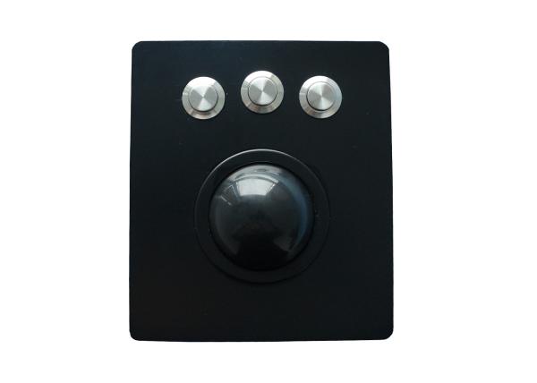 Cheap IP65 Military Trackball Module Three Round Keys USB Trackball Mouse Anti Vibration for sale