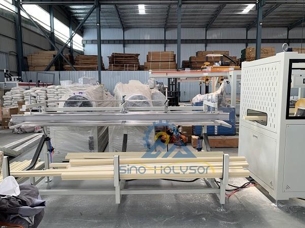 Cheap 37kW Deep Screw PVC WPC Door Frame Making Machines 180-200KG/H for sale