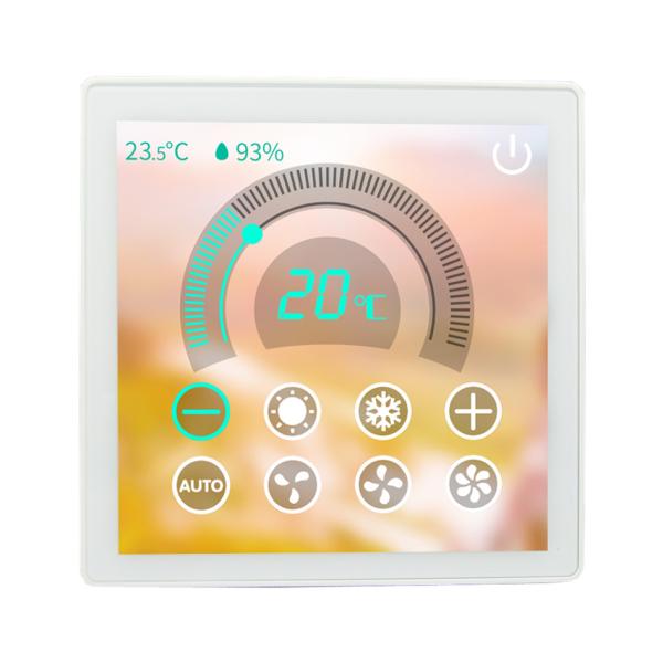 Cheap Lcd Display Temperature Control WIFI Smart Wall Light Switch White Color for sale