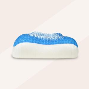 Moisture Absorption Gel Memory Foam Pillow Breathable Property For Pressure Point Relief