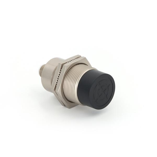 Cheap RFID Reader Head 0-70mm Read Write Range With RS-232 LED Display IP67 M30X1.5 for sale