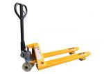 Best Yellow Hydraulic Power Equipment Industrial , Hand Pallet Truck 3 Ton 115mm High wholesale