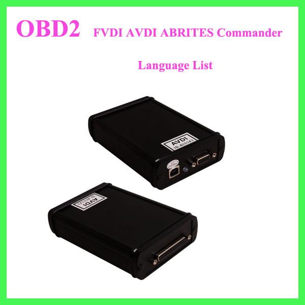 Cheap FVDI AVDI ABRITES Commander Language List for sale
