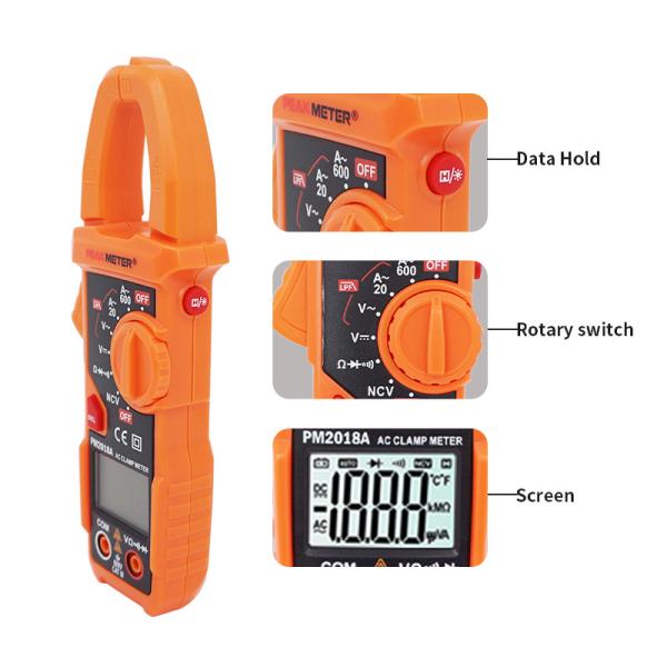 Cheap Smart Consise version AC Digital Clamp Meter Auto Power Off Continuity NCV Detection for sale
