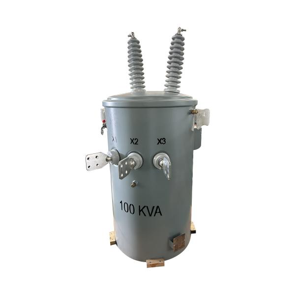 Cheap 100Kva Single Phase Power Pole Transformer Step Down Transformer 35KV To 240V Price for sale