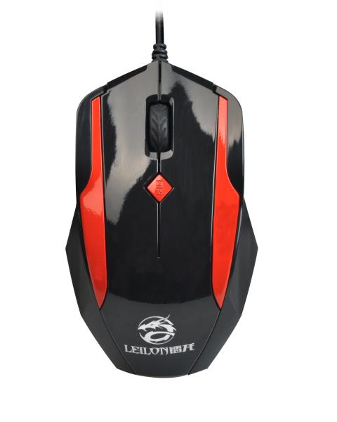 Cheap Blue LED Computer Gaming Mouse , Wired 4 Button Gaming Mouse for sale