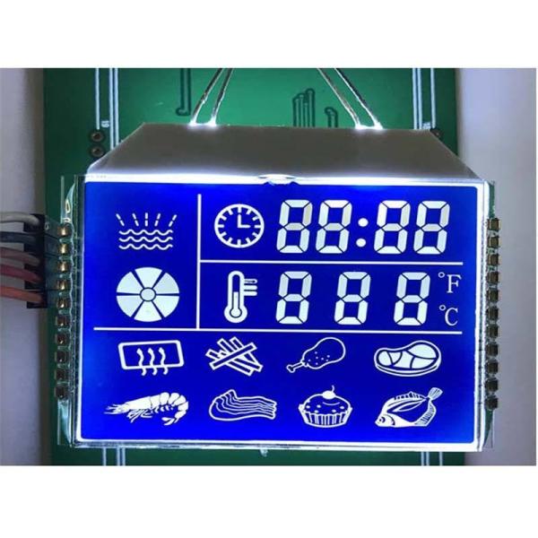 Cheap Customized Monochrome Seven Segment LCD Display TN HTN STN for sale