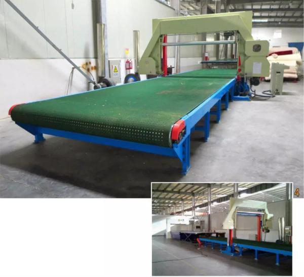 Cheap Horizontal Foam Mesh-Belt Cutting Machine(With Vacuum) Sheet Cutting Machine for sale