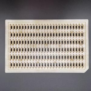 Best Dark Yellow Reuseable PEI ESD Anti Static Trays For IC Connector wholesale