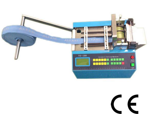 Cheap Velcro Tape Full  Automatic Webbing Cutting Machines Adjustable Speed User Friendly for sale