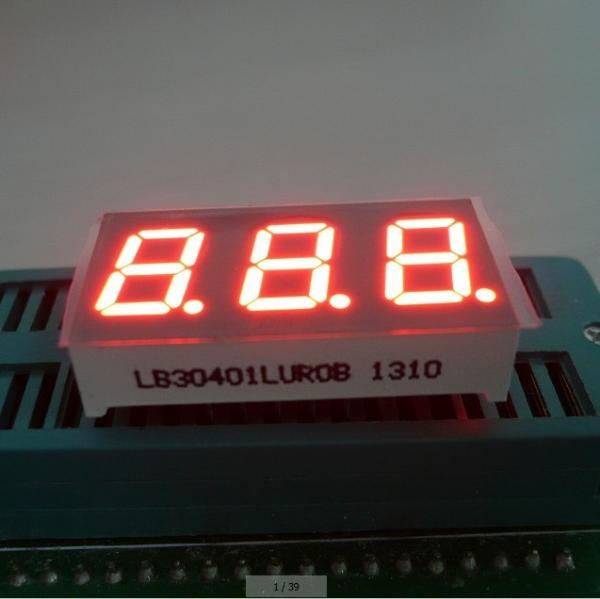 Cheap 0.39" Triple Digit Common Anode 7 Segment LED Display For Intrument Panel Indicator for sale