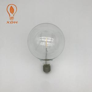 220V 240V Edison LED Filament Bulbs G125 E27 Filament Globe 2W 2700K