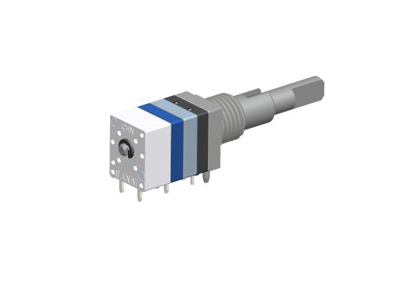 Cheap Double Shaft Integrated Absolute Rotary Encoder Potentiometer With Rotary Switch for sale
