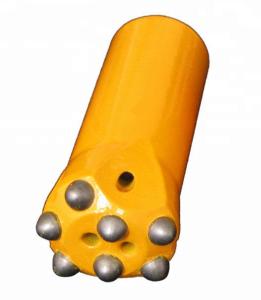 Atlas T38 89mm Mining Threaded Button Bit For Hard Rock Yellow Color