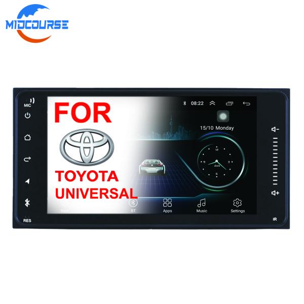 Cheap 2 Din Car Stereo Multimedia Player System Car Media Player Bluetooth For Toyata for sale