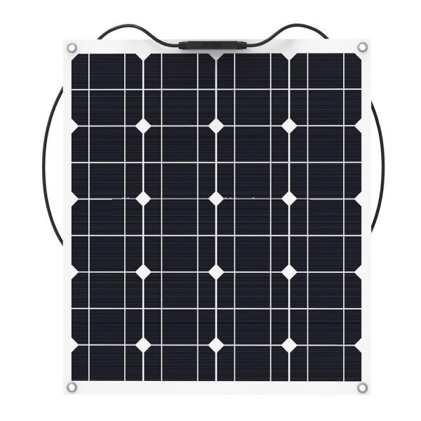 Cheap Customized SunPower Flexible Solar Panels , Flexible Solar Panels Marine 50W for sale