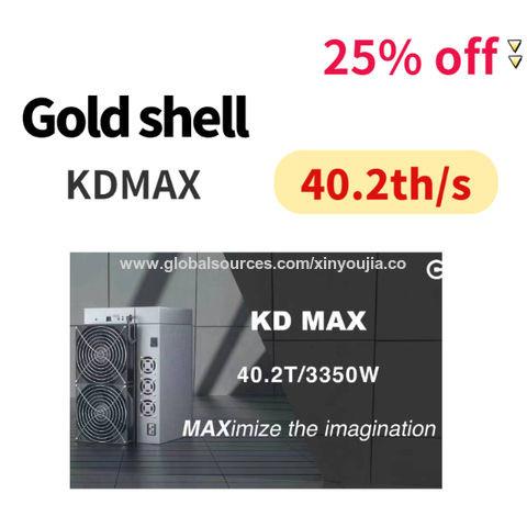 Cheap Goldshell KD Max Kadena Algorithm With A Maximum Hashrate Of 40.2Th/S 3350W for sale
