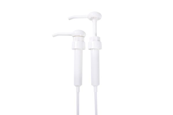 Cheap BPA Free White PP Sauce Dispenser Pump 38-410 Size Large Dosage for sale