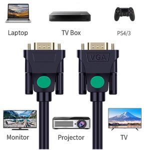 High Speed Male To Male Vga Cable For PC Computer Monitor Projector