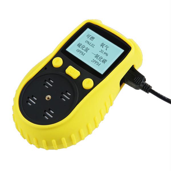Cheap CO O2 H2S EX 4 In 1 Portable Multi Gas Detector With International Top Sensor for sale