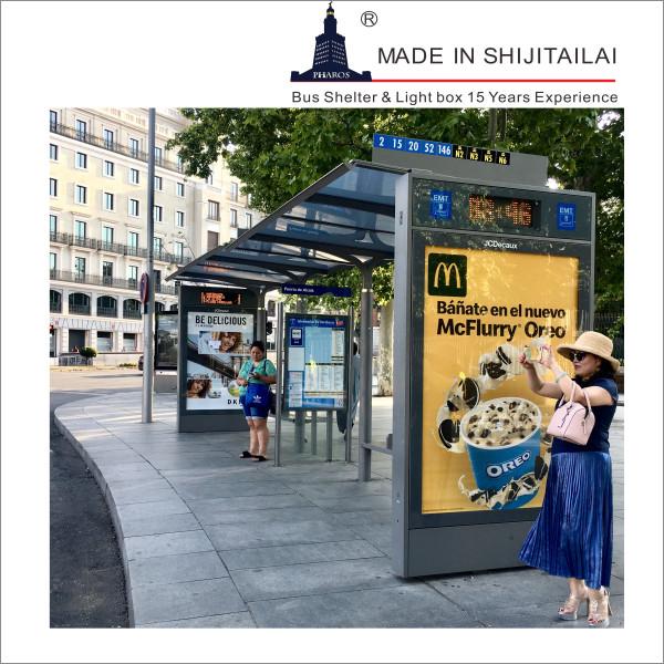 Cheap Intelligent Waiting Bus WiFi W1.5m Stop Waiting Shed for sale