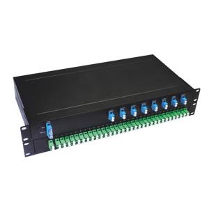 China High Quality Rack Mount Optical PLC Splitter For FTTX / PON Networks on sale