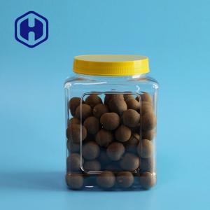 Best 1200ml Rectangular Leak Proof Plastic Jar For Cashew Nuts Diameter 87mm wholesale