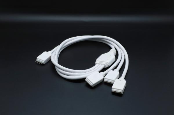 Cheap LED One To Three Head Adapter Terminal Wiring Harness For Aircraft Black PCB for sale