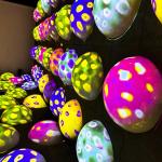 Newest Customizable Interactive Colorful Yoga Ball Interact Jump Projection Game