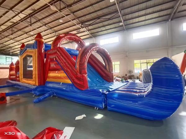 Cheap Children Inflatable Bounce House And Slide Customized With Pool Stopper for sale