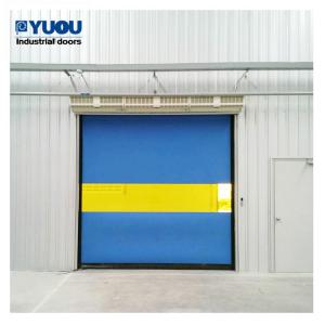 Servo Motor Controller High Speed Shutter Door Pvc Fabric Zipper Horizontal Up Fast