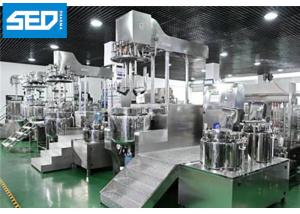 Best 300L Ointment Manufacturing Machine Pharmaceutical Use Vacuum Emulsifying Mixer wholesale