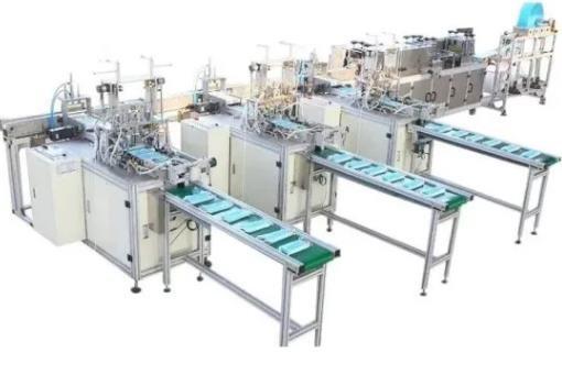 Cheap Disposable Non Woven Mask Making Machine Full Automatic Easy Operation for sale