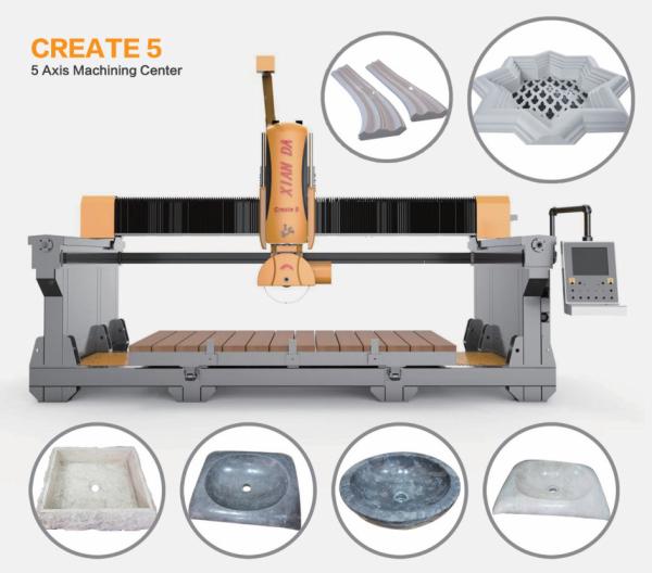 Cheap 5 Axis Bridge Cutting Machine With Power Off Memory Function for sale