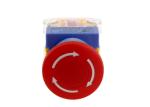 Self Locking Emergency Stop Push Button Switch , Mushroom Type Emergency Push