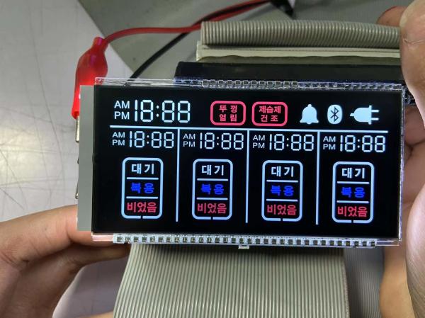 Custom Negative VA 6 O Clock LCD Display Transmissive Digit Graphic Lcd Glass Va