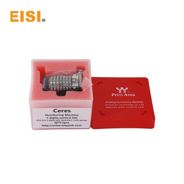 Cheap GTO52 Numbering Machine 7-Digit Backward Vertical Three Digit Dip for sale