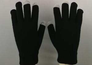 Composite Knitted Working Hands Gloves Light Weight Electric Conduction On Thumb