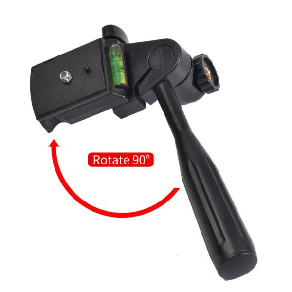 Cheap High Quality Pan/Tilt Head, 360 Camera Mount Adapter and Quick Release Plate Camera Tripod Head for sale