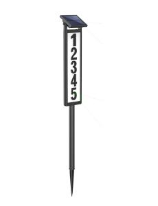 China Waterproof Solar House Number Signs IP44 Solar Illuminated House Numbers on sale