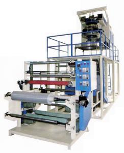China PP Film Extrusion Machine With Auto Loader Down Blowing Structure Shopping Bag on sale