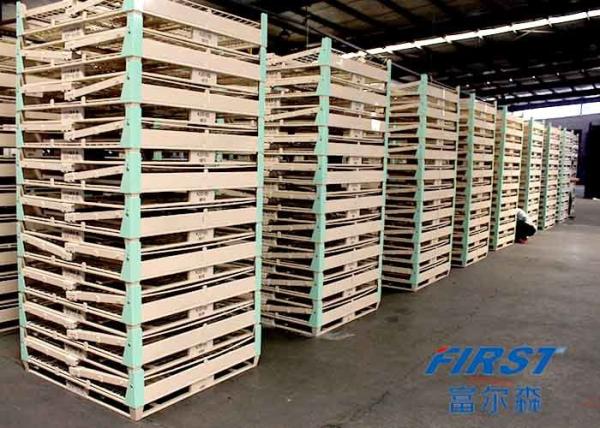 Cheap Wire mesh container used in storing goods in warehouse for sale