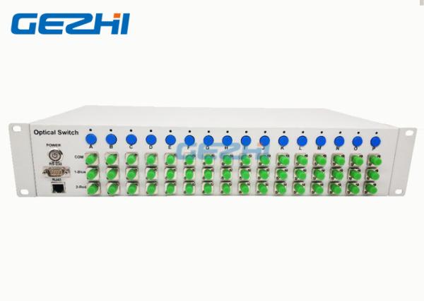 Cheap Benchtop Rack Mounted 16 Pairs 1x2 Optical Switch Equipment for sale