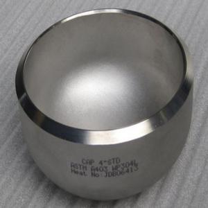 Best Asme B16.9 Stainless Steel Pipe Fittings Cap Buttweld 24 Inch wholesale